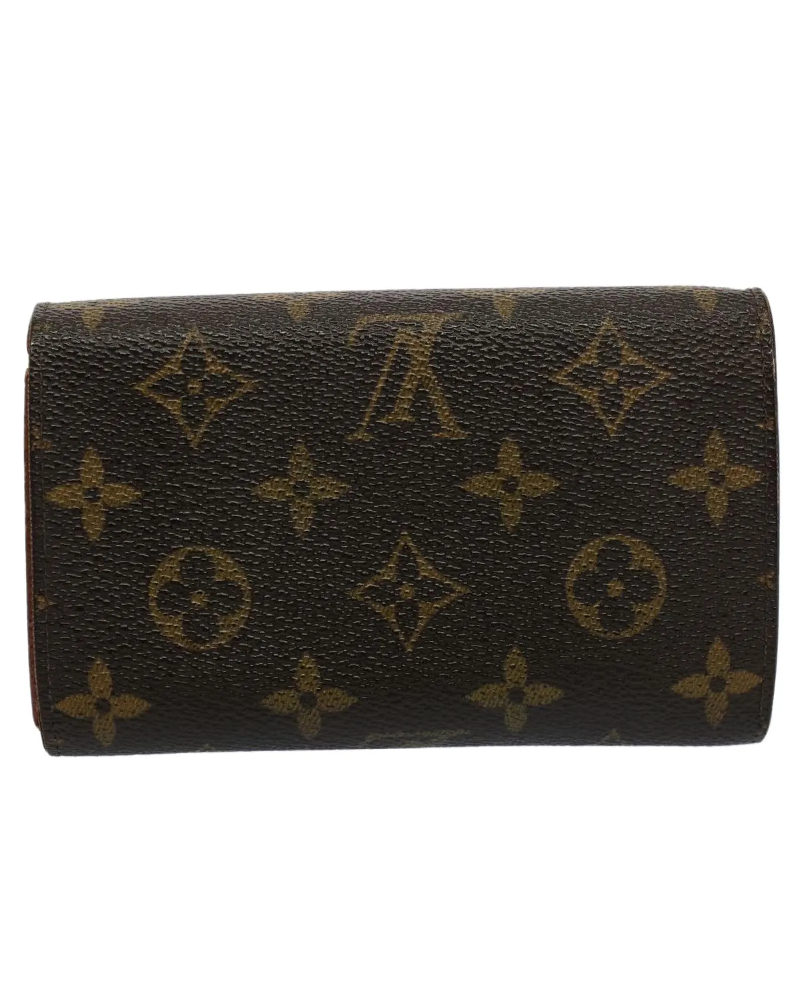 Monogram Canvas Wallet with Clasp Button - France Made