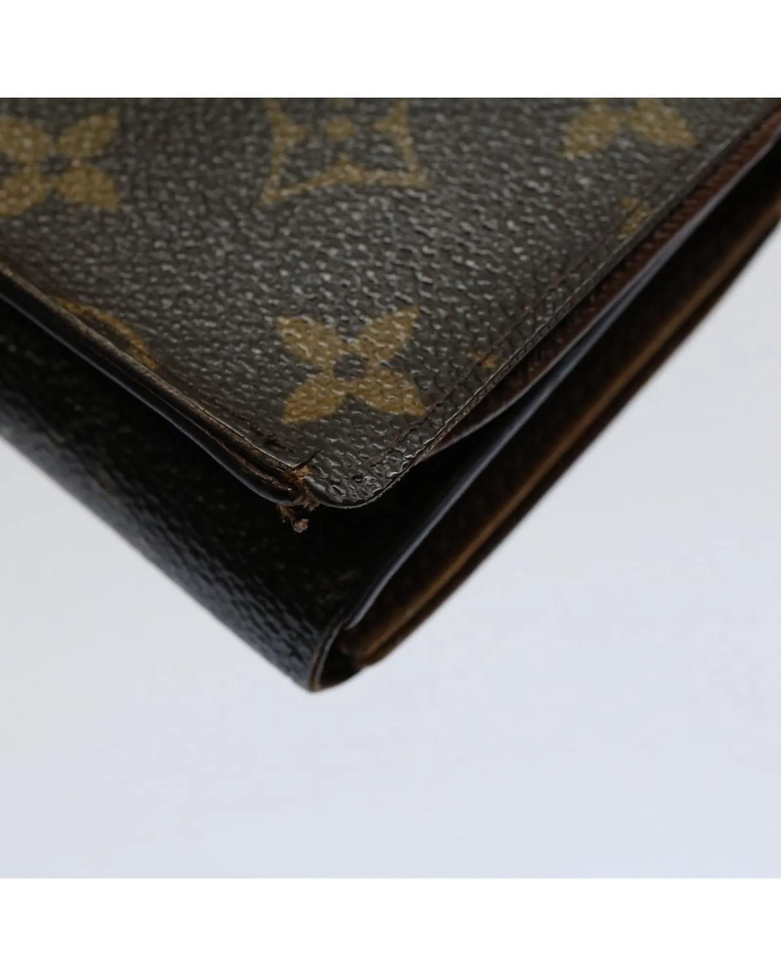 Monogram Canvas Wallet with Clasp Button - France Made