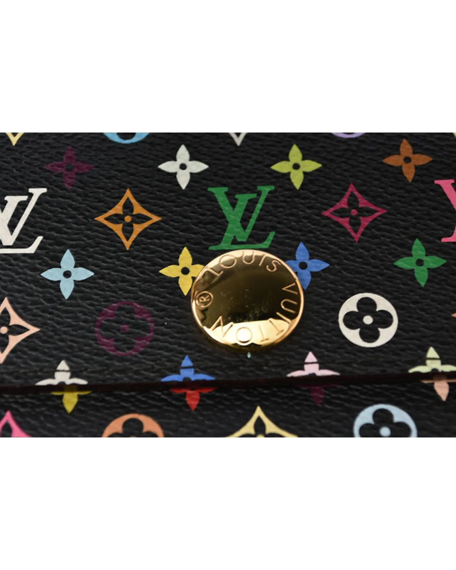 Monogram Multicolor Canvas Long Wallet for Women