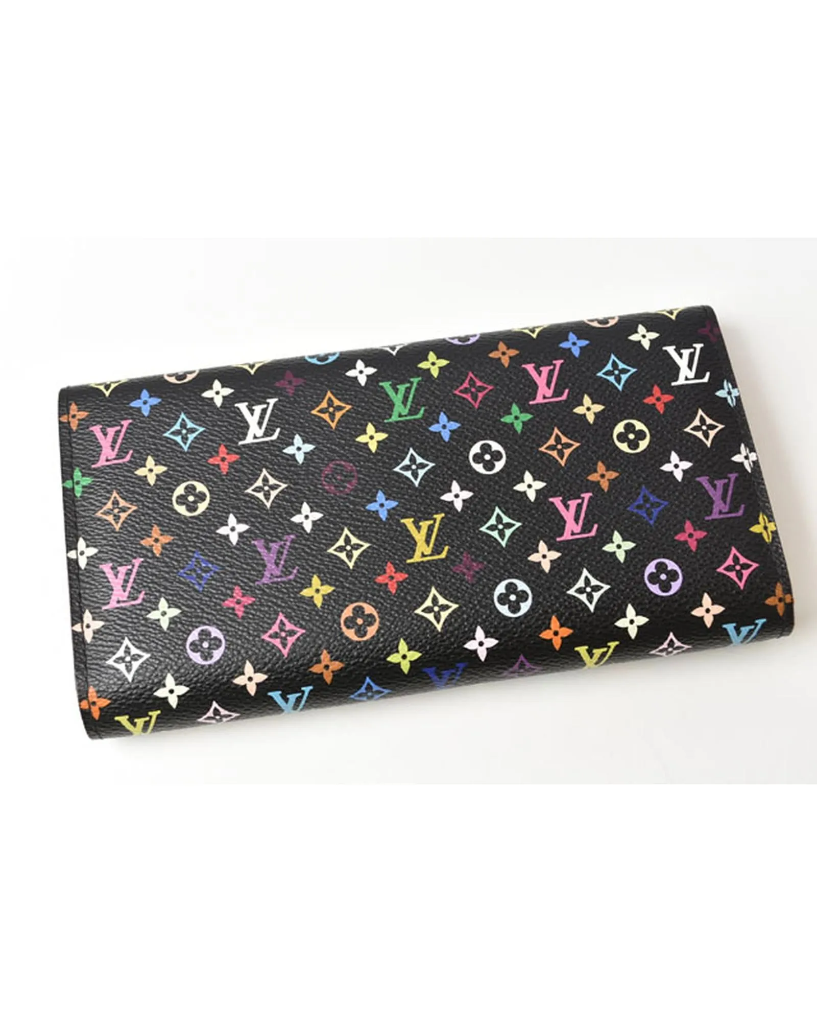 Monogram Multicolor Canvas Long Wallet for Women