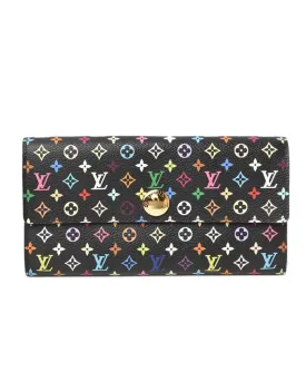 Monogram Multicolor Canvas Long Wallet for Women