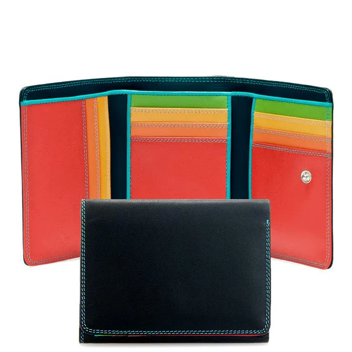 Mywalit trifold wallet with outer zip section