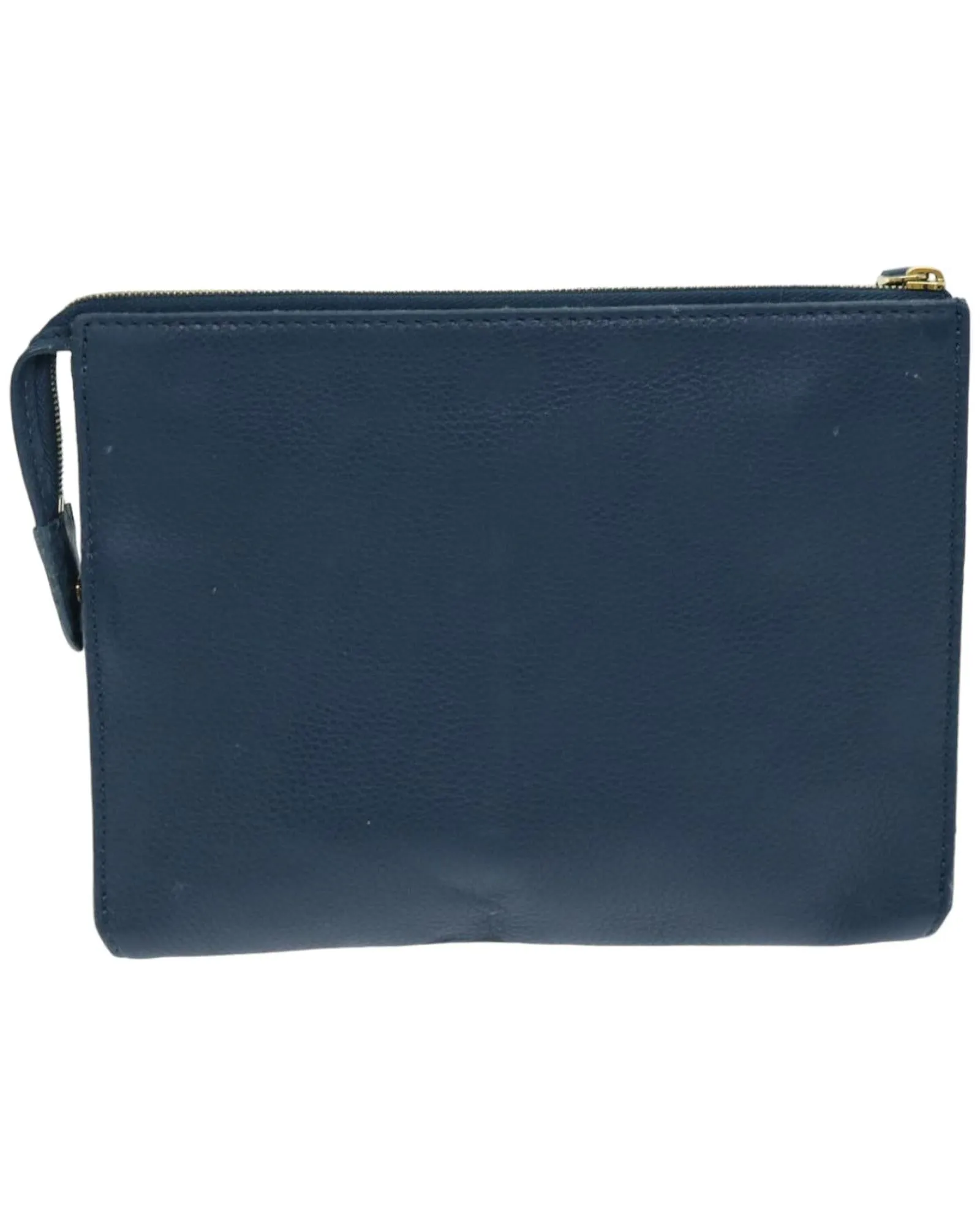 Navy/Orage Leather Pouch - Louis Vuitton R99587