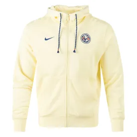 Nike Club America Full Zip Hoodie 24/25 (Lemon Chiffon/Gym Blue)