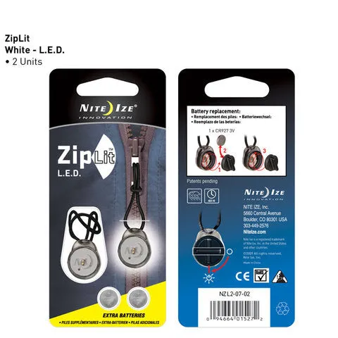 Nite Ize ZipLit LED White - 2 Pack