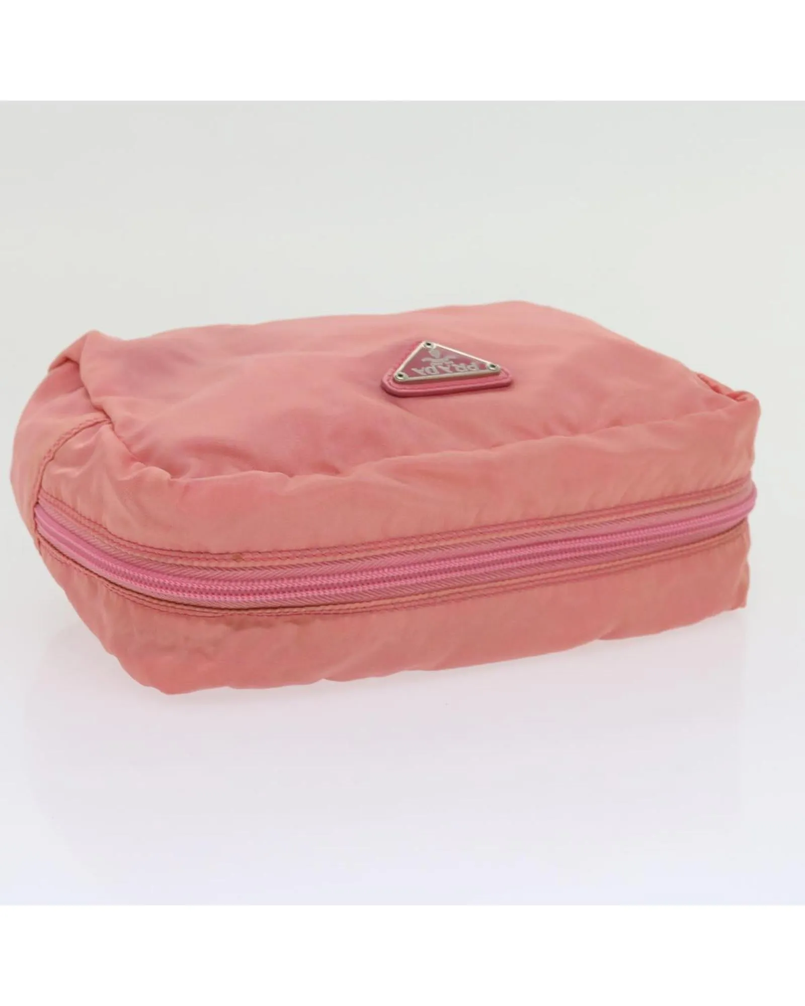 Nylon Pink Pouch - Italian Made Luxury Accessory