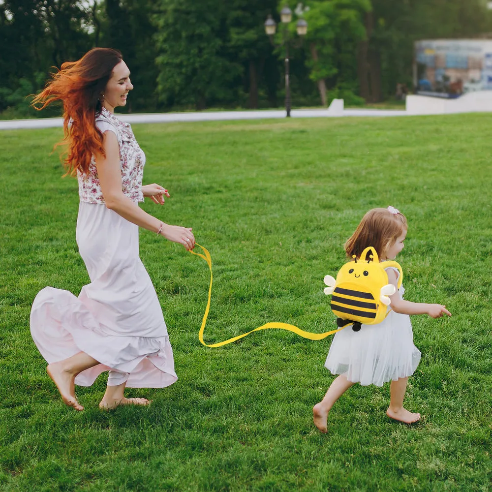 Personalized Yellow Bee Plush Backpack