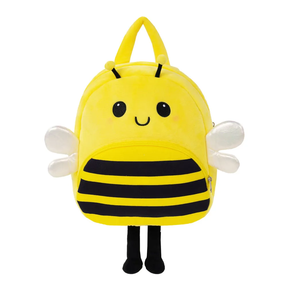 Personalized Yellow Bee Plush Backpack