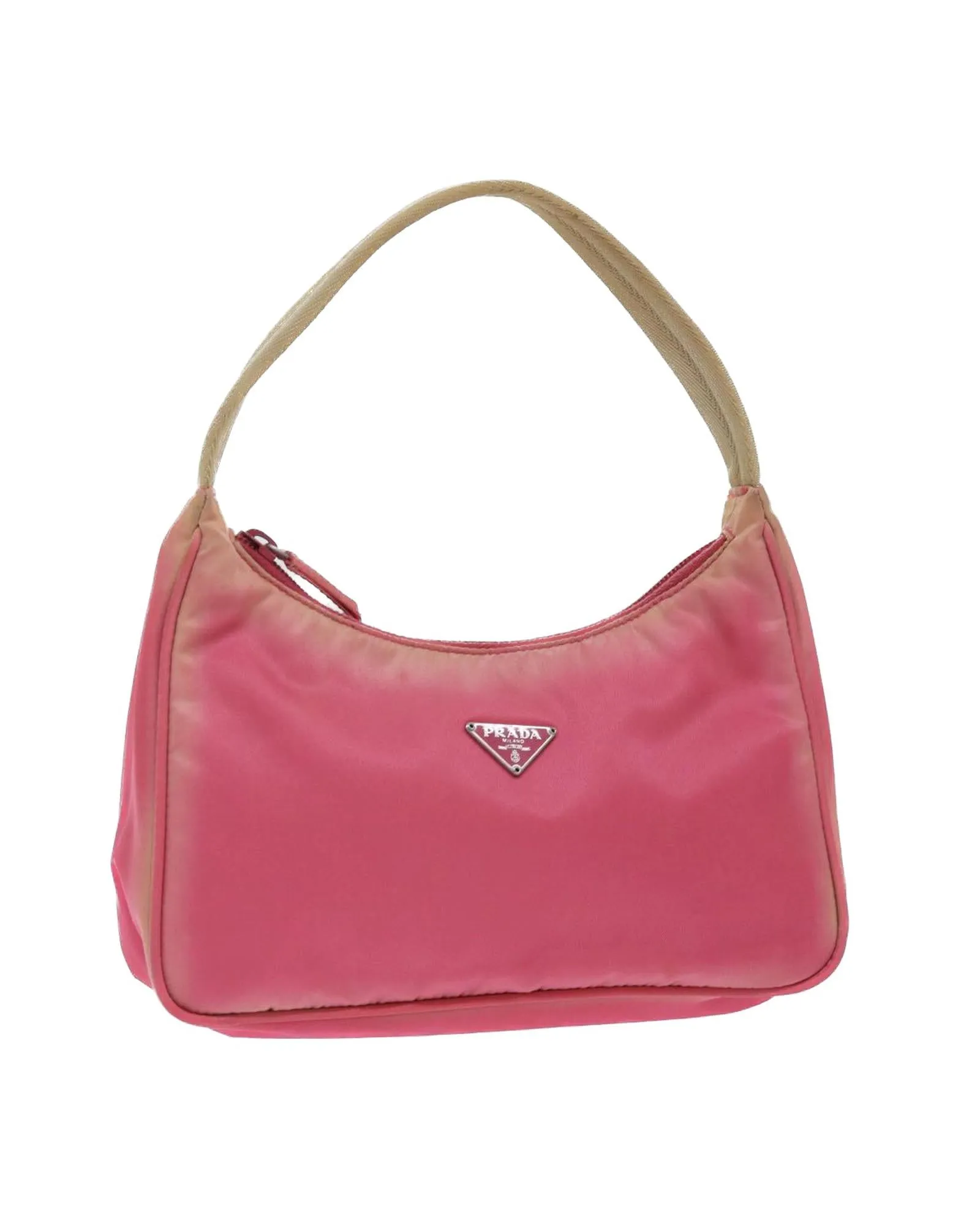 Prada Pink Nylon Accessory Pouch