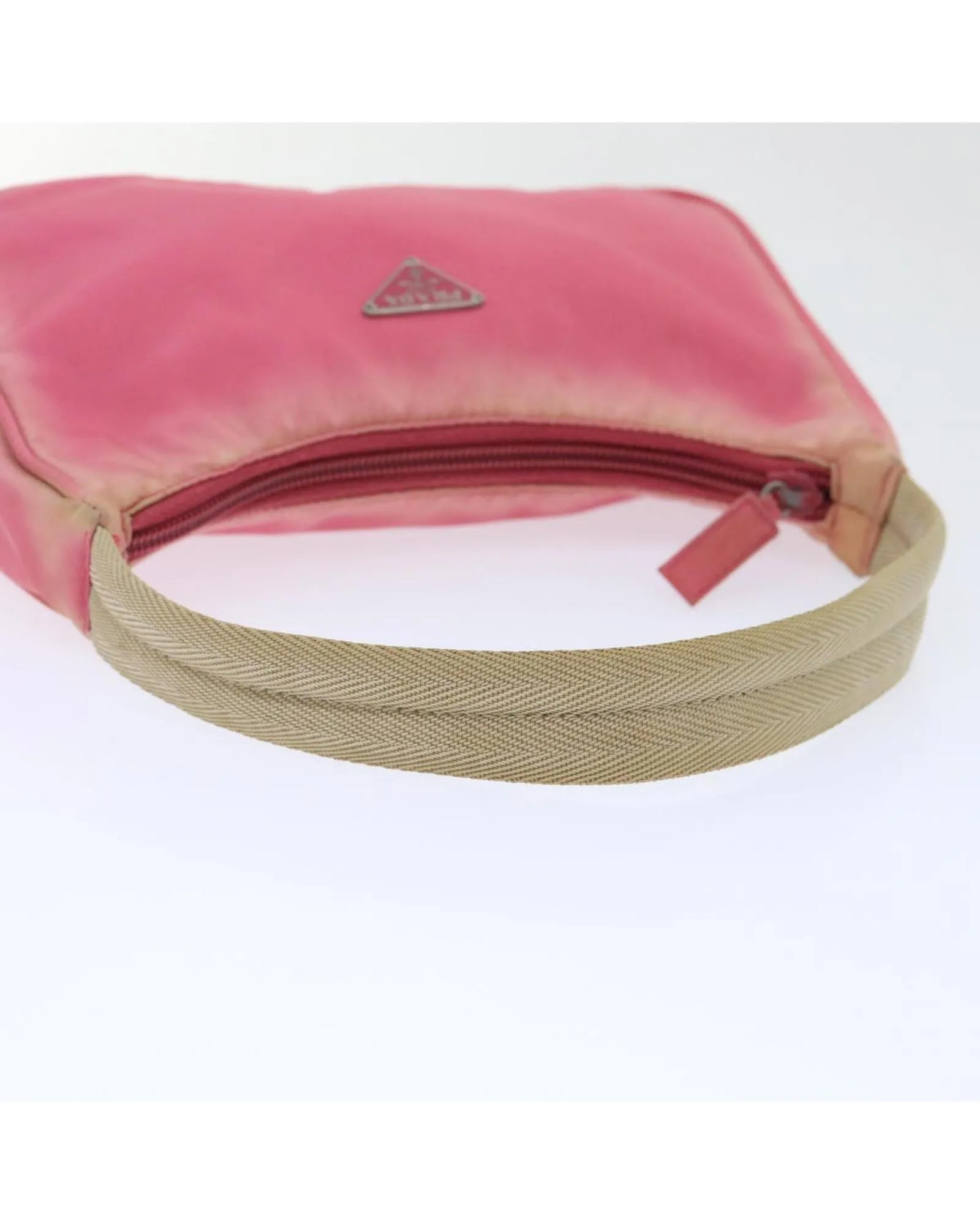 Prada Pink Nylon Accessory Pouch