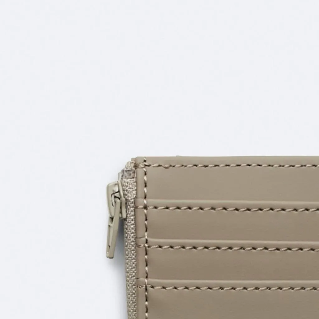 Rains Zip Wallet - Taupe