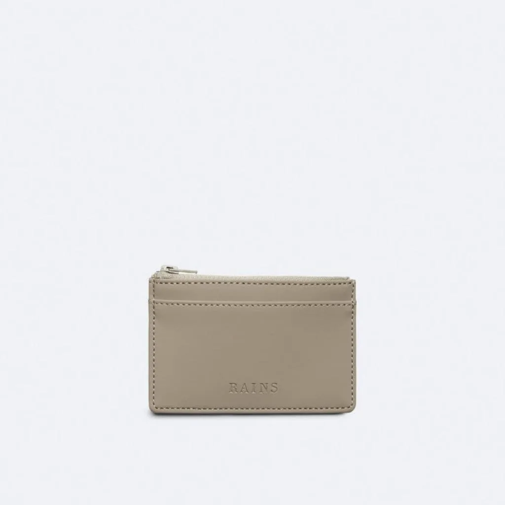 Rains Zip Wallet - Taupe