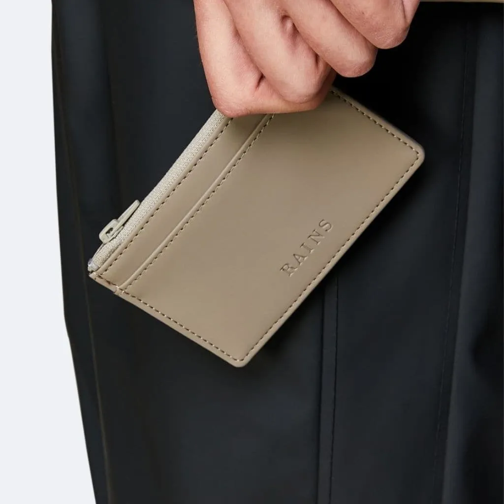 Rains Zip Wallet - Taupe