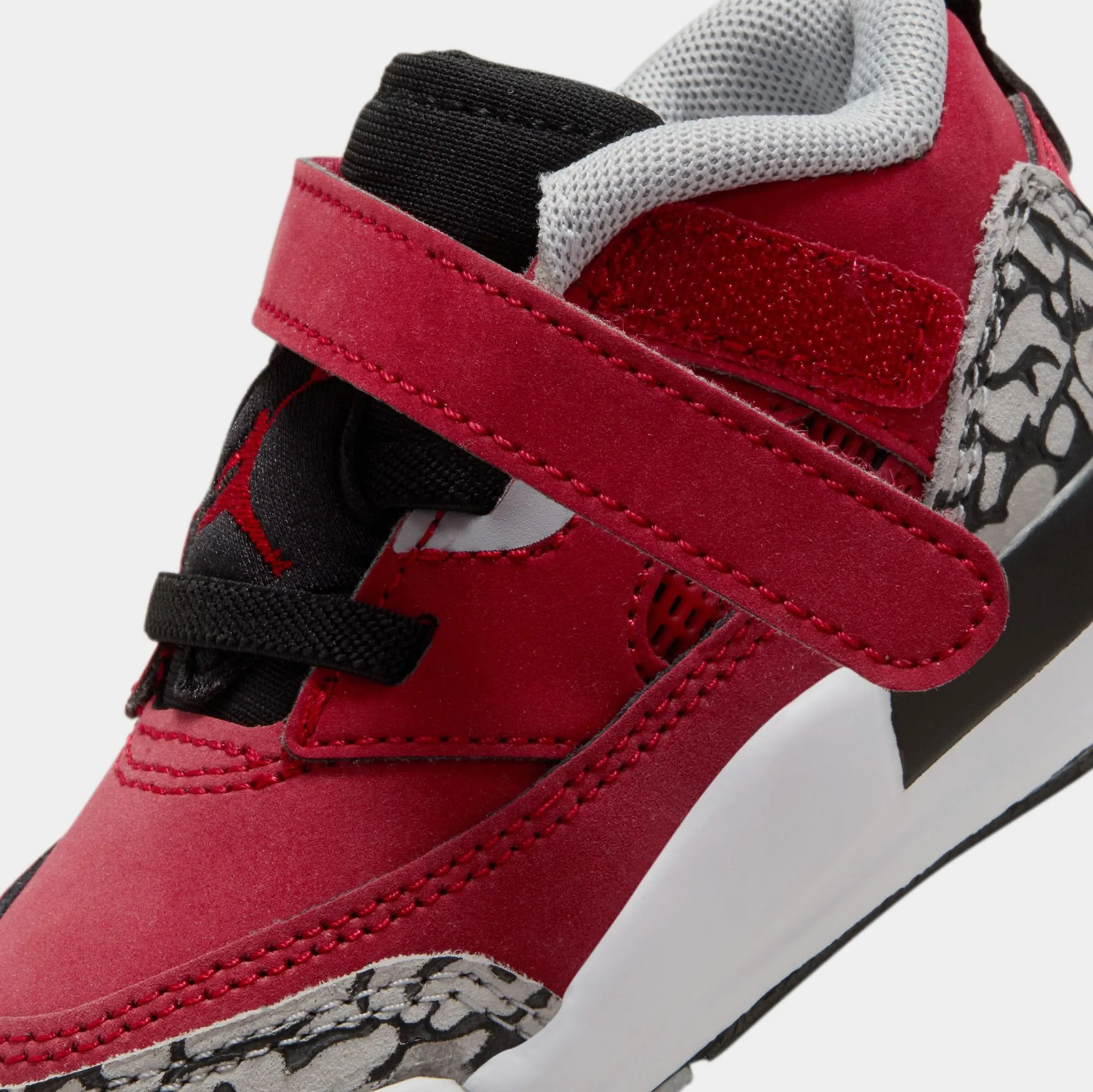 Spizike Low Toro Infant Toddler Lifestyle Shoes (Gym Red/Wolf Grey/Cool Grey/Black)