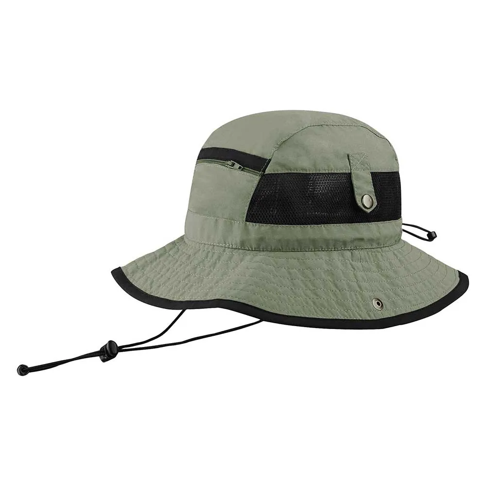 Taslon UV Bucket Hat with Zipper Pocket