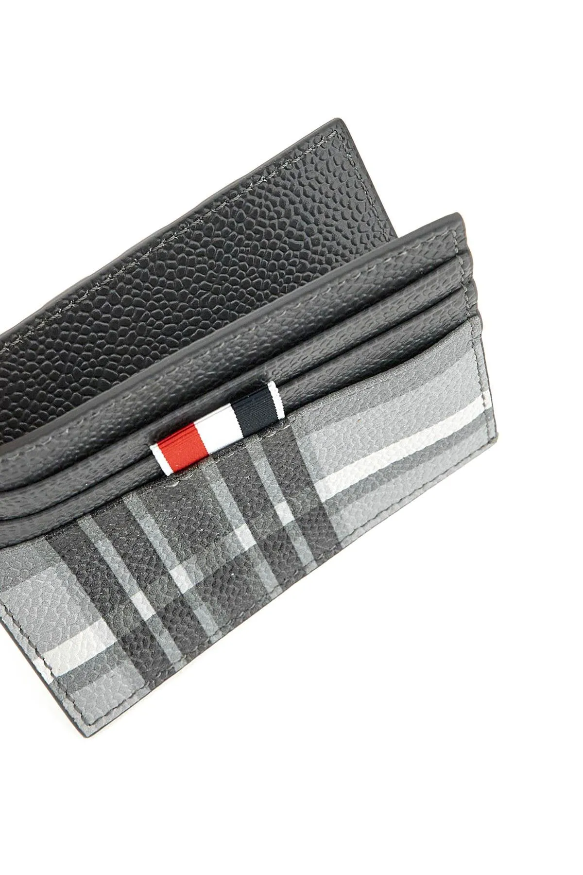 Thom browne 4-bar motif cardholder