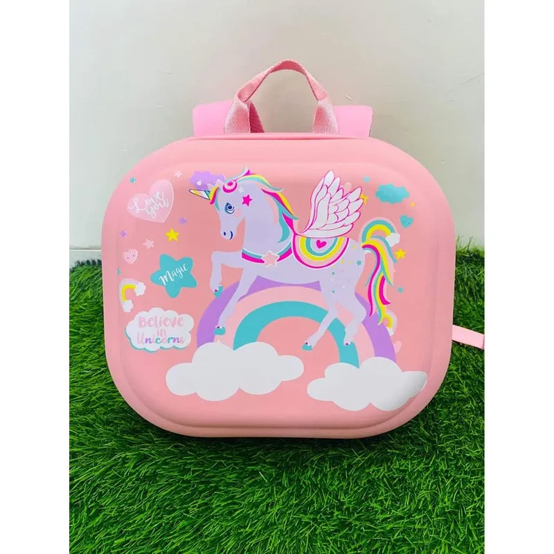 Unicorn & Dino Hard Shell Kids Backpack