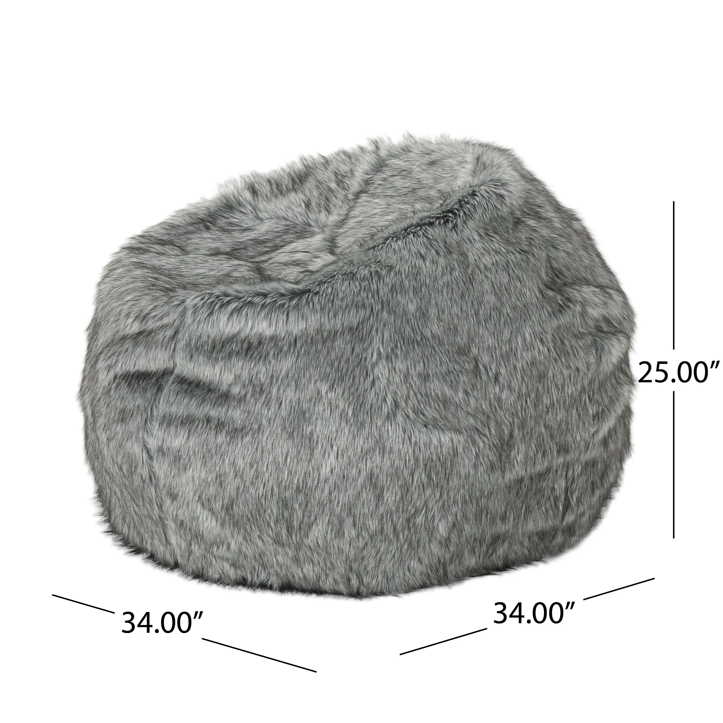 Warrin Furry Glam Fur Bean Bag