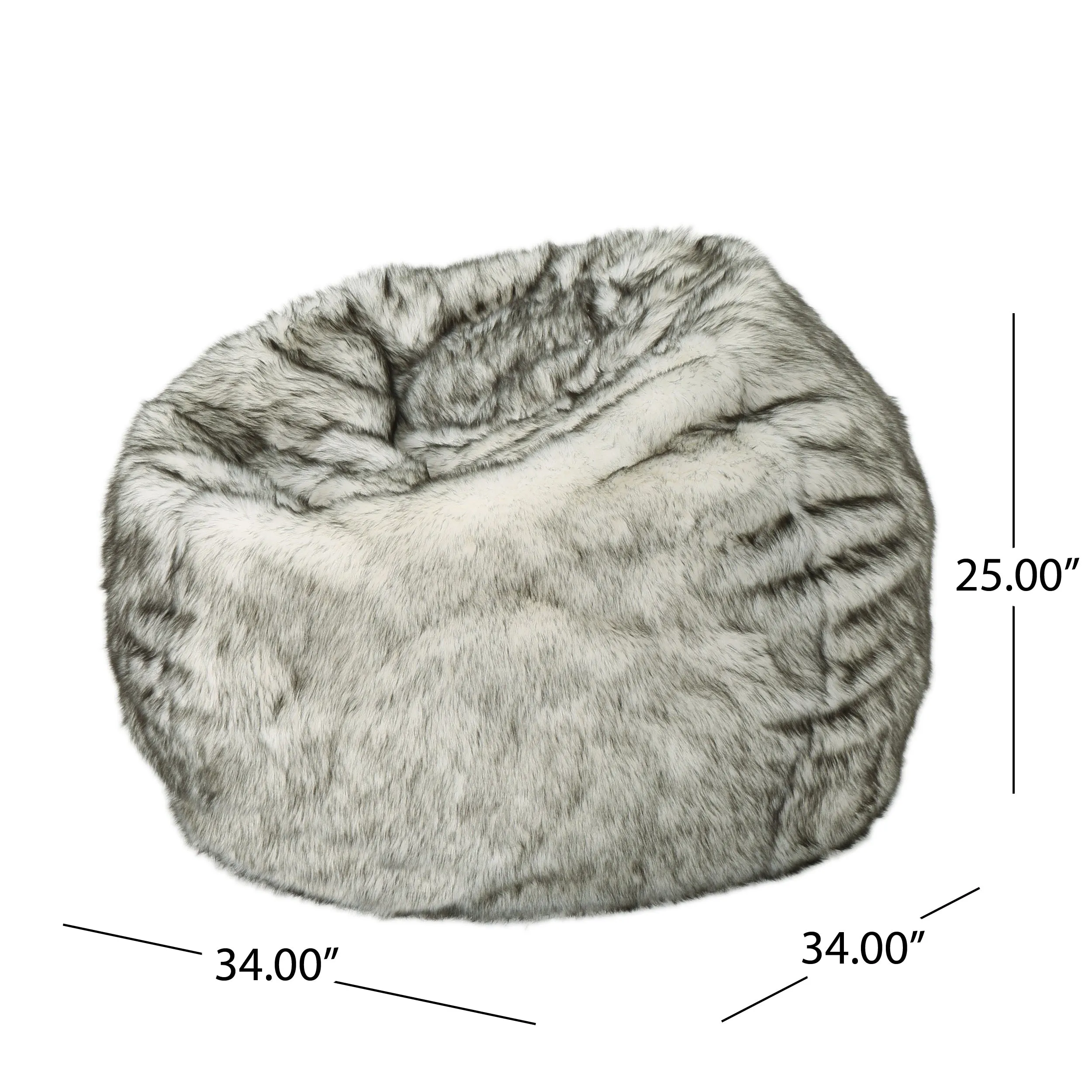 Warrin Furry Glam Fur Bean Bag