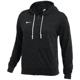 Women's Vintage Full-Zip Hoodie [Black]