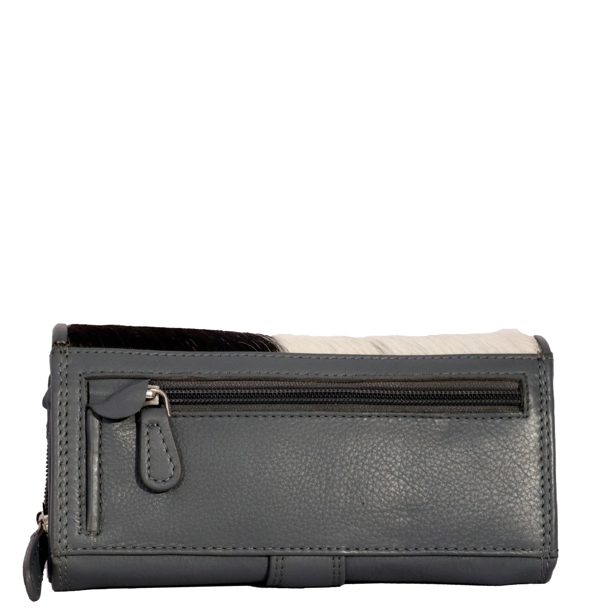 ZHLW036CA ~ Grey Long Medium Hairon Wallet