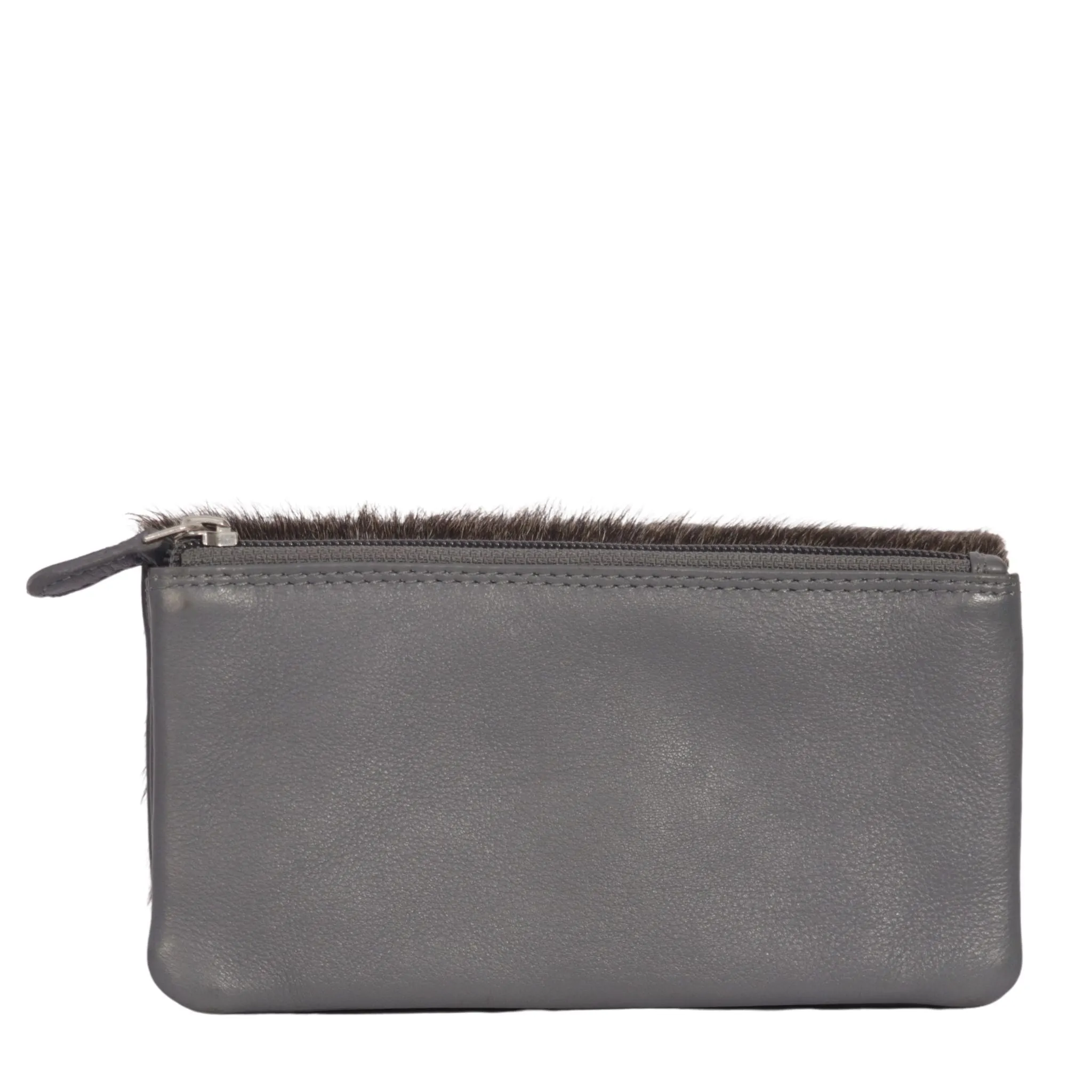 ZHOPCH81 ~  Grey Ladies Hairon Wallet